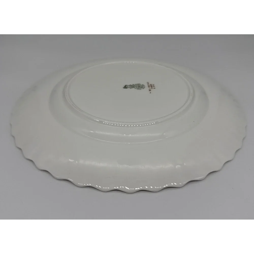 Royal Doulton Bell Heather H4828 Bone China Dinner Plate Scalloped Swirl 10.5